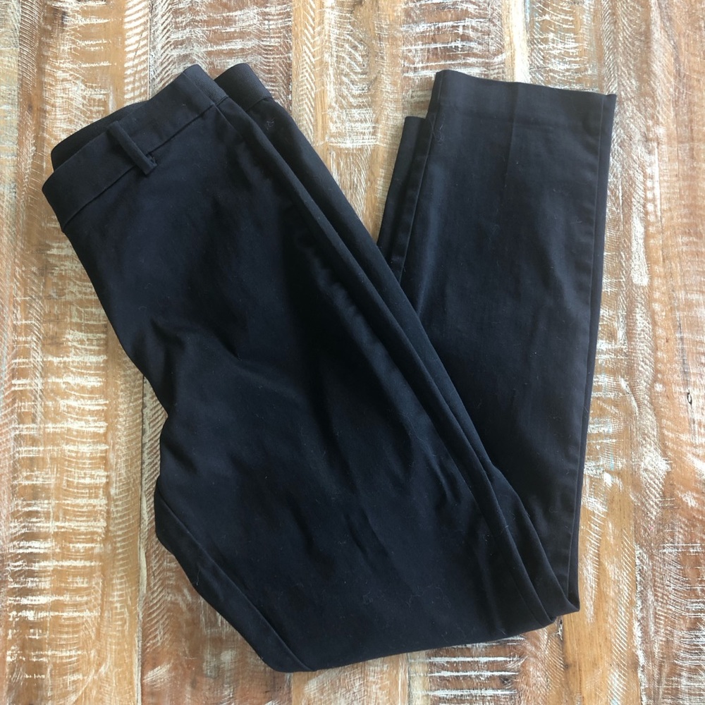 H&M black straight  skinny leg ankle length pants